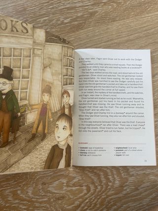 libro Oliver Twist de Charles Dickens  y CD