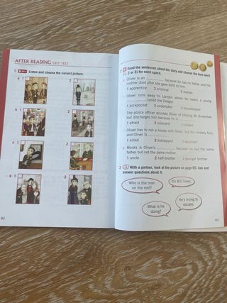 libro Oliver Twist de Charles Dickens  y CD