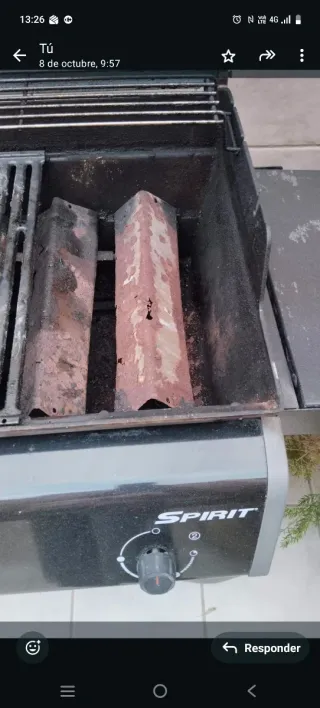 Barbecue Weber Spirit nero e grigio