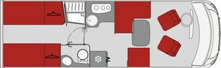 Autocaravana integral Pilote g740 