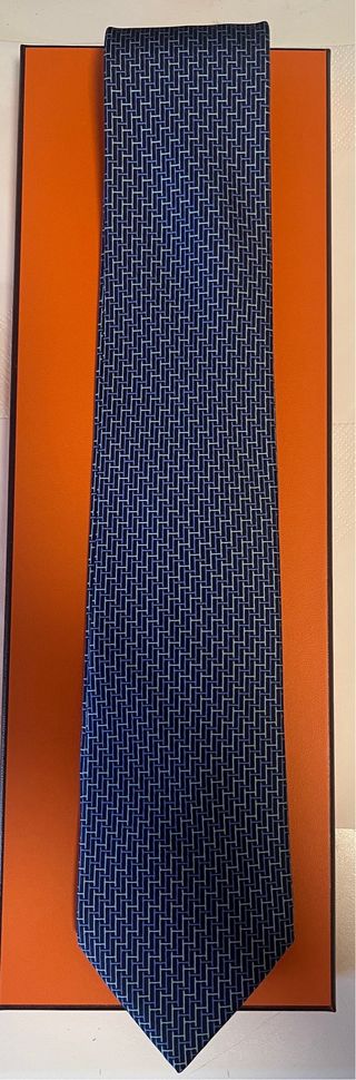 Corbata Hermes Azul