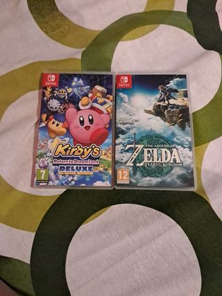 Kirby's Return to Dream Land Deluxe e Zelda Tears