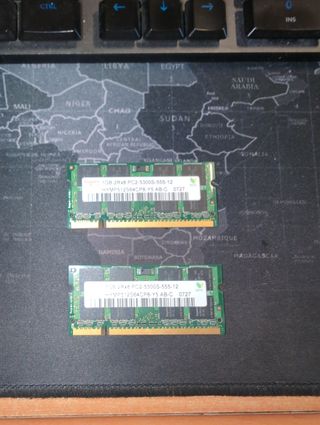 2x 1GB DDR2 Hynix PC2-5300S-555-12