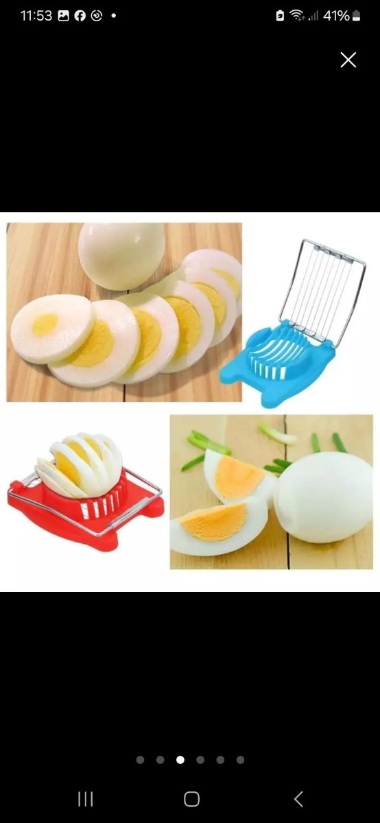 Cortador de Huevos Rojo