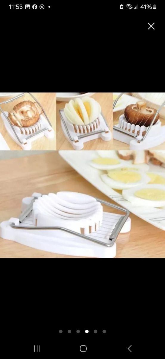 Cortador de Huevos Rojo