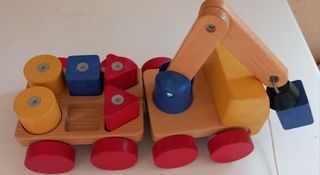 Remolque educativo de madera Ikea