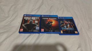PS4 Slim Negra + Mando Azul