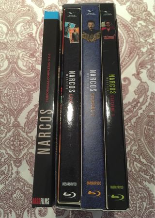 “Narcos” y “Narcos:México” Blu-ray Completa