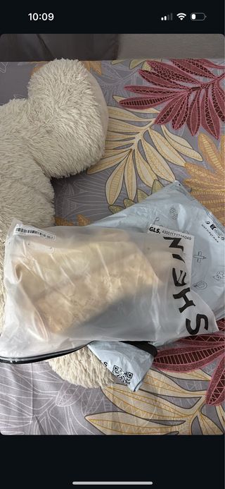 Corsé encaje beige talla S