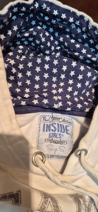 Sudadera Inside Girls Blanca