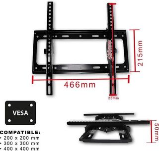 SOPORTE TV FIJO INCLINABLE 26-55" NUEVO
