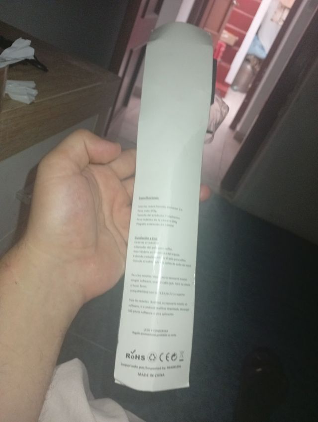 Palo Selfie con Cable Azul