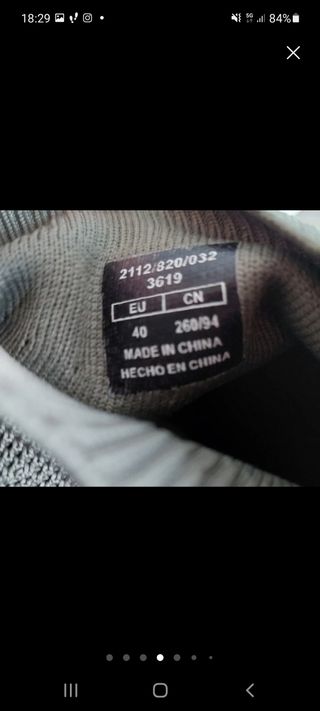 Zara Sneakers Confort Talla 40