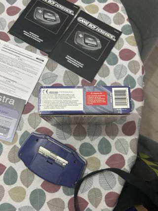 Nintendo Game Boy Advance Morada Completa