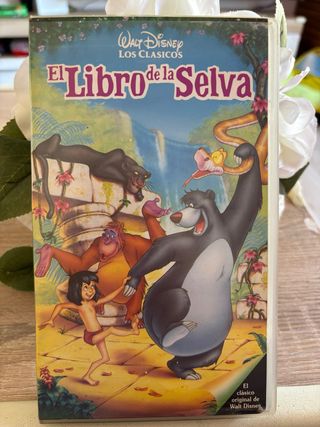 VHS El Libro de la Selva Disney Español
