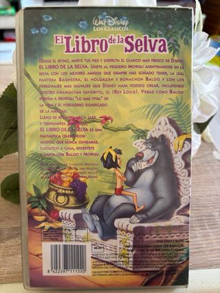 VHS El Libro de la Selva Disney Español