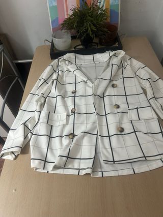 Traje de chaqueta a cuadros