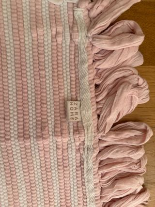 Alfombra Zara Home Rosa Rayas
