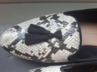 Zapatos planos serpiente mujer
