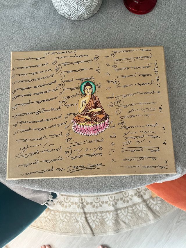 Álbum de Fotos con Dibujo de Buda