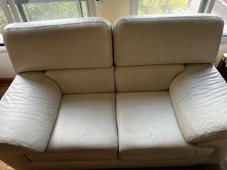 Conjunto de sofás de piel