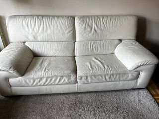 Conjunto de sofás de piel