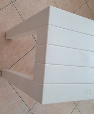 Sgabello bagno Tatay bianco