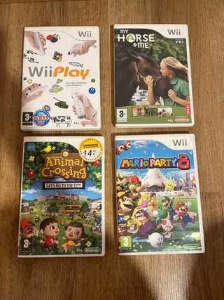 Consola Nintendo Wii Blanca + 4 Juegos