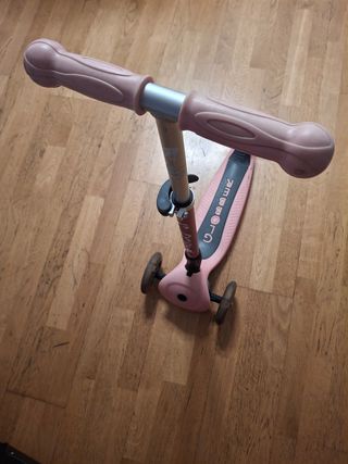 Patinete Globber led 3 ruedas rosa