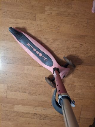 Patinete Globber led 3 ruedas rosa