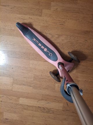 Patinete Globber led 3 ruedas rosa