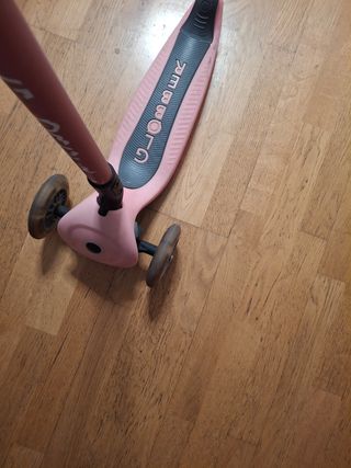 Patinete Globber led 3 ruedas rosa