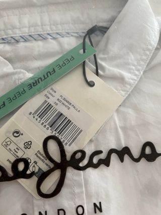 Camisa Pepe Jeans Blanca Talla XS