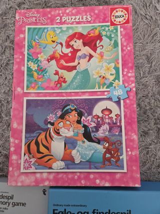 Lote 3 juegos: Disney Princess, Memory y Feel and