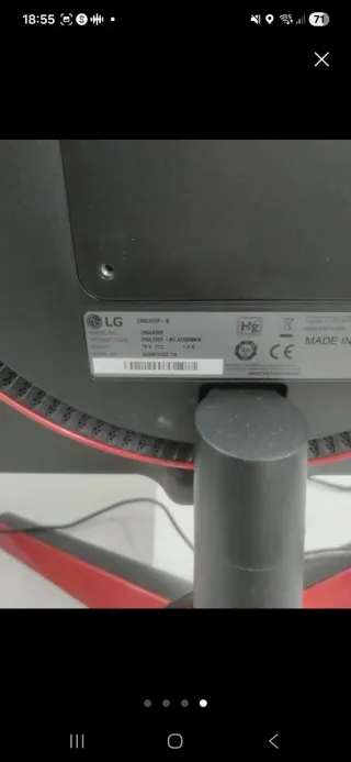 Monitor Gaming 24" LG 144Hz