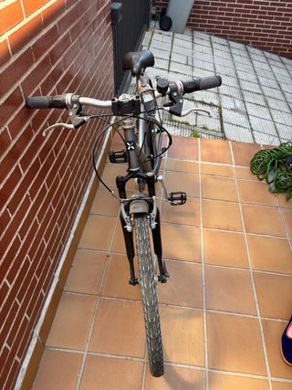 Bicicleta Paseo Mujer Decathlon Gris