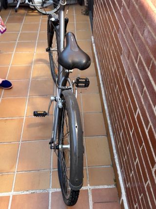 Bicicleta Paseo Mujer Decathlon Gris
