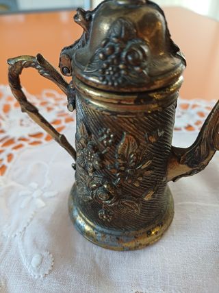 Coppia caffettiere ottone vintage