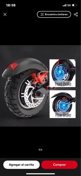 Patinete Eléctrico SUNNIGOO 48V 13Ah 800W