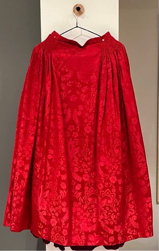Traje Fallera Niña Rojo 9-11 Años