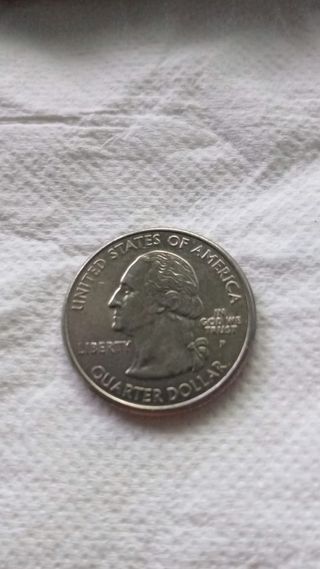 cuarto de dolar EE.UU 2001  CECA P North Carolina