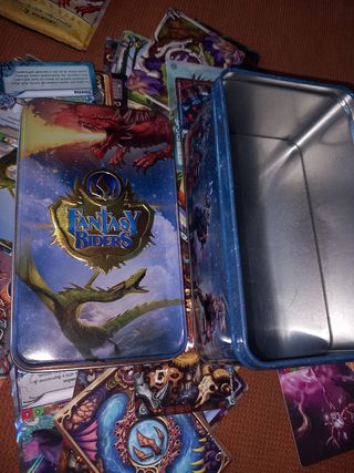 Scatola originale + 104 Carte Fantasy Riders gioco