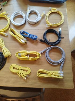 13 Cables Ethernet Cat 5e y Cat 6