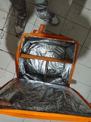 Mochila Just Eat Naranja