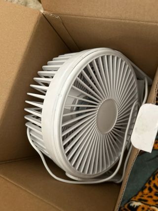 Ventilador de Escritorio Deluxa Blanco