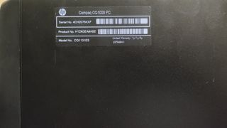 CPU compaq CQ 1000