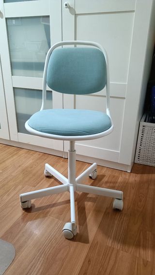 Silla de escritorio infantil azul