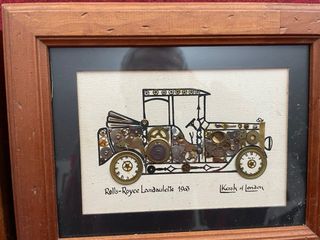Pareja de collages de coches de L. Kersh