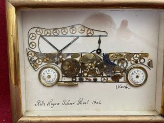 Pareja de collages de coches de L. Kersh