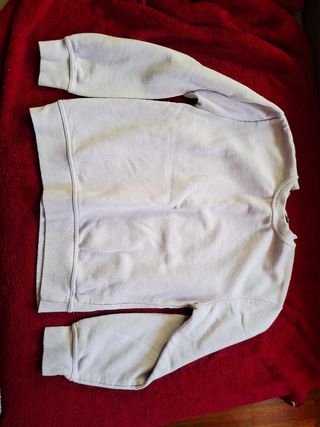 Sudadera Zara Lila Talla S